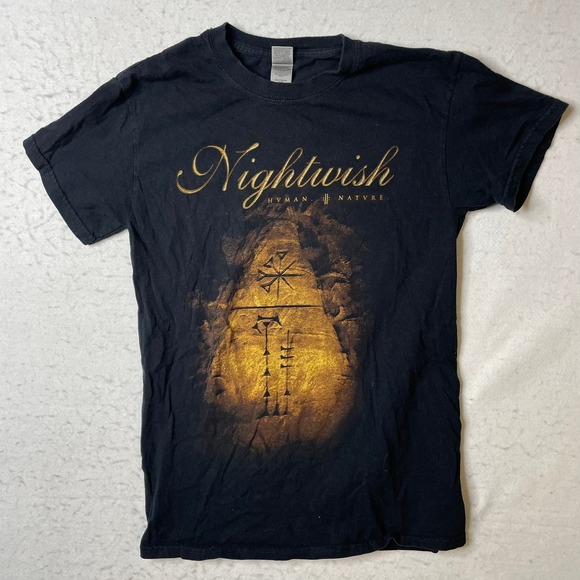 Gildan Other - Nightwish Human Nature North American Tour 2022 T Shirt Size Small Black Gildan